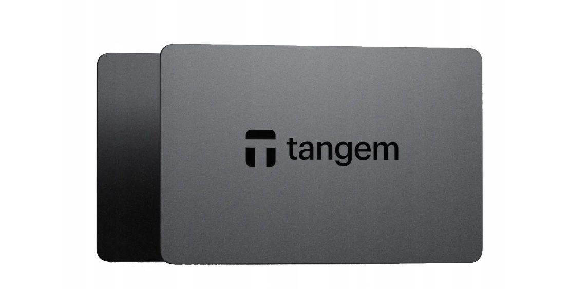 Tangem Wallet kryptopung - sæt med 2 kort (sort) billede