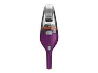 BLACK+DECKER DustBuster NVC115W - Støvsuger - håndmodel - uden pose - ledningsfri - eggplant