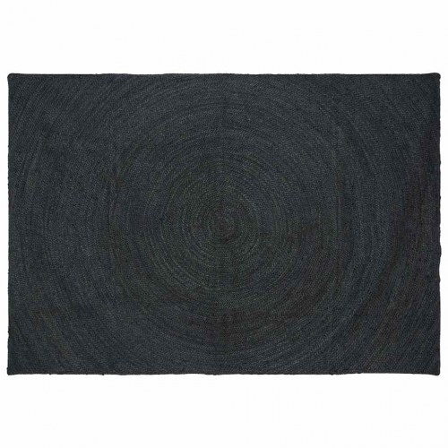 Områdetæppe i jute - mørkegrå 160 × 230 cm