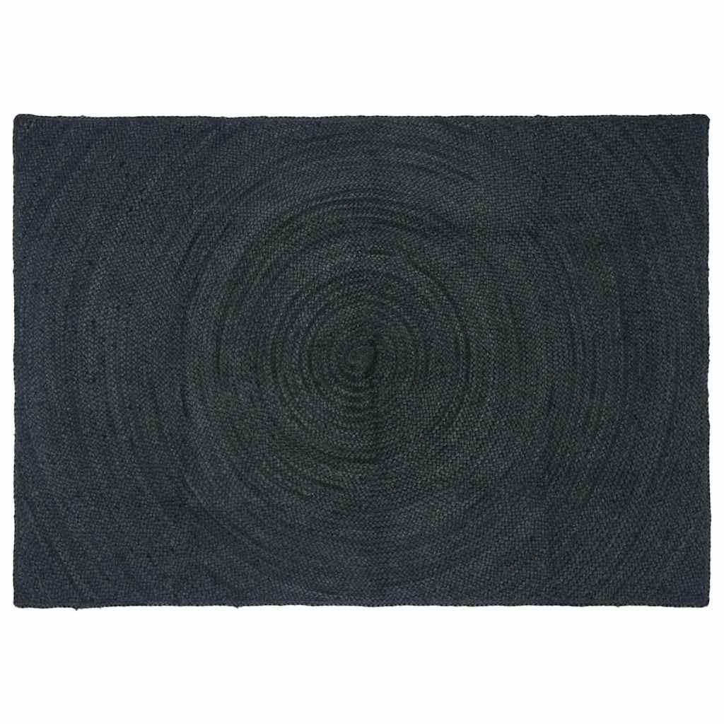 Tæppe Mørkegrå 120 x 170 cm Jute
