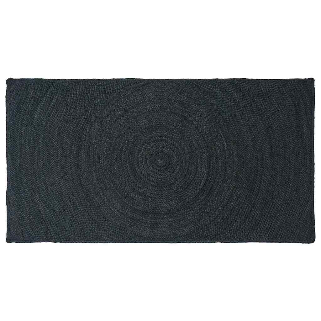 Tæppe Mørkegrå 80 x 150 cm Jute