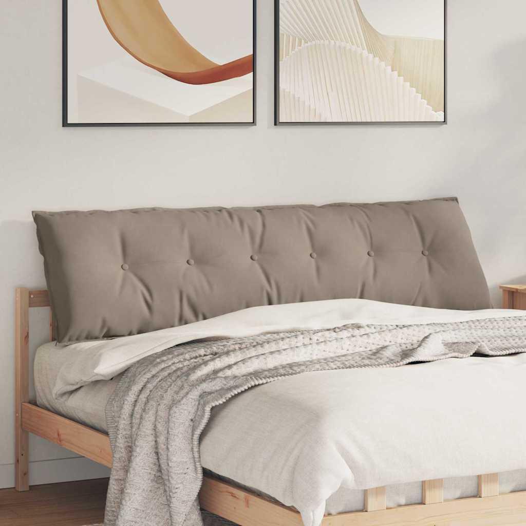 Rygpude Gråbrun 180 x 50 cm Mikrofiberstof