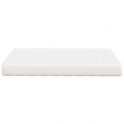 Sengemadras i creme stof 120 x 190 cm
