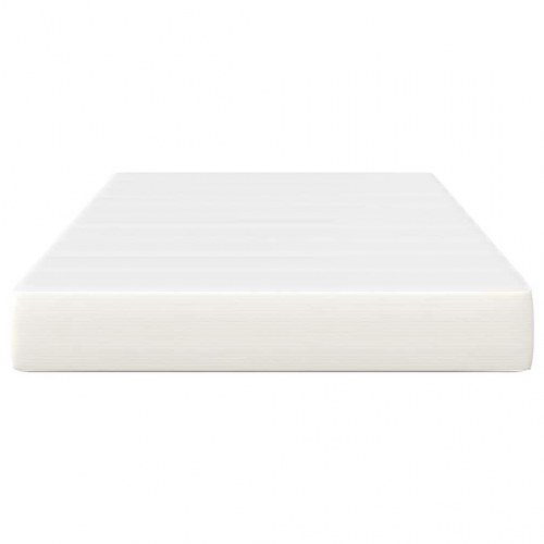 Sengemadras i creme stof 120 x 190 cm