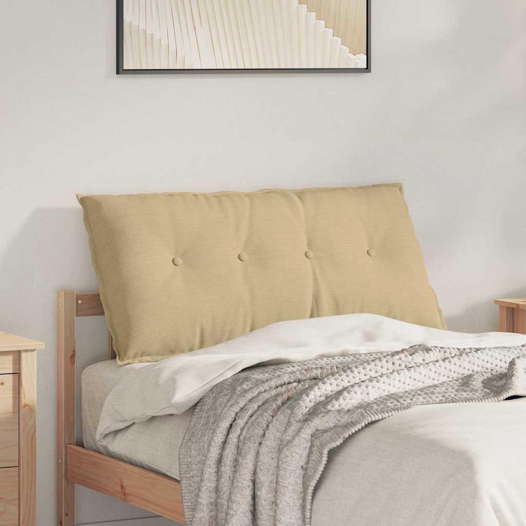 Rygpude Grågrøn 100 x 50 cm Velourstof
