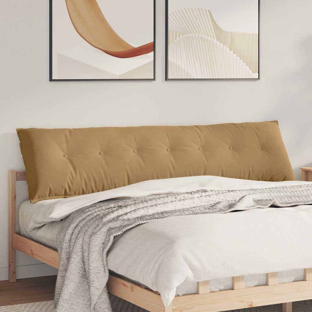 Rygpude Brun 200 x 50 cm Velourstof