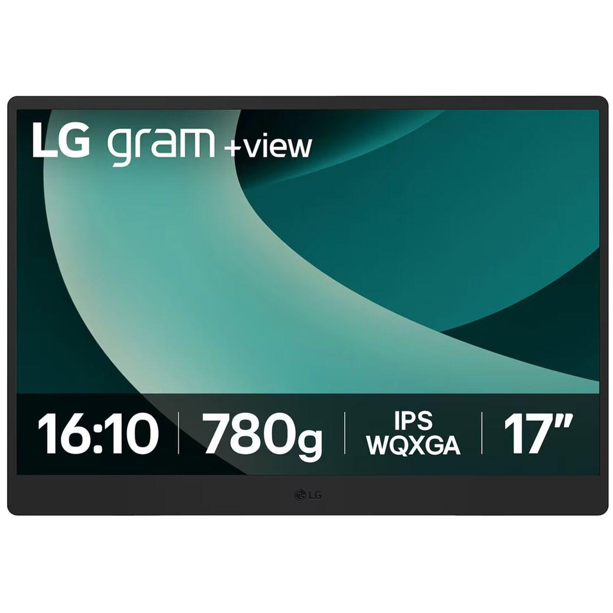 LG Gram+ View 17" bærbar IPS-skærm WQXGA (16:10) - Sort