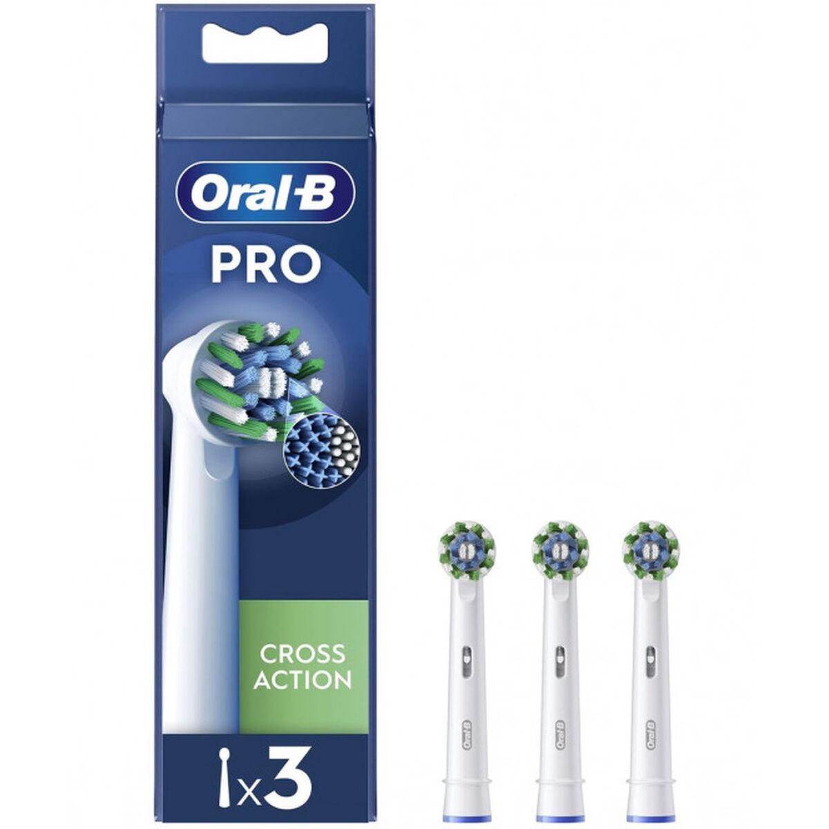 Oral-B Cross Action EB50 - tandbørstehoveder, 3 stk.