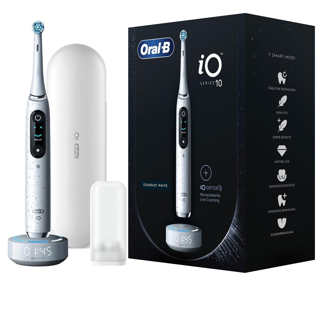 Oral-B iO Series 10 elektrisk tandbørste - hvid (roterende/oscillerende)