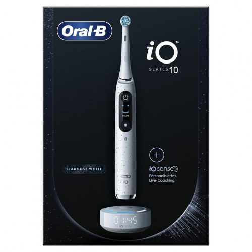 Oral-B iO Series 10 elektrisk tandbørste - hvid (roterende/oscillerende)