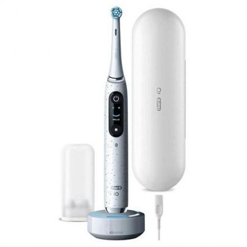 Oral-B iO Series 10 elektrisk tandbørste - hvid (roterende/oscillerende)