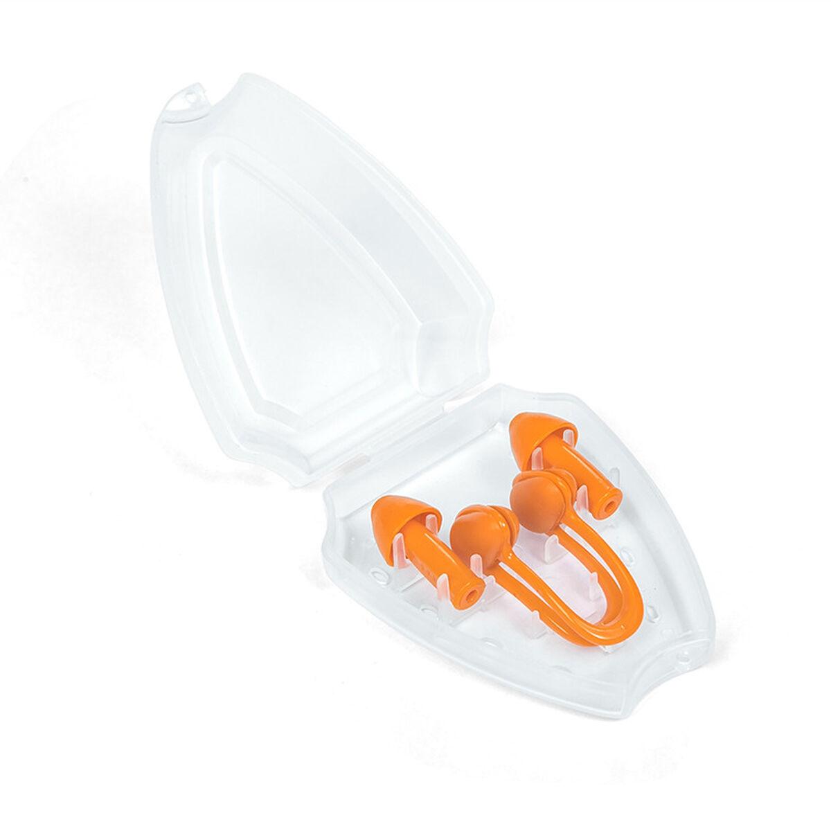 Bestway Hydroventure ørepropper med næseklemme - orange billede