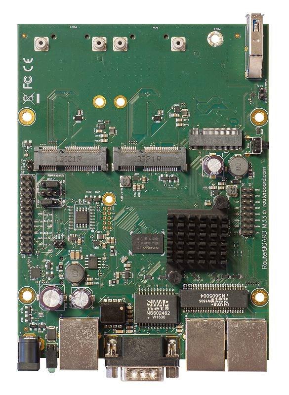 MikroTik RBM33G kablet router – sort/grøn/grå