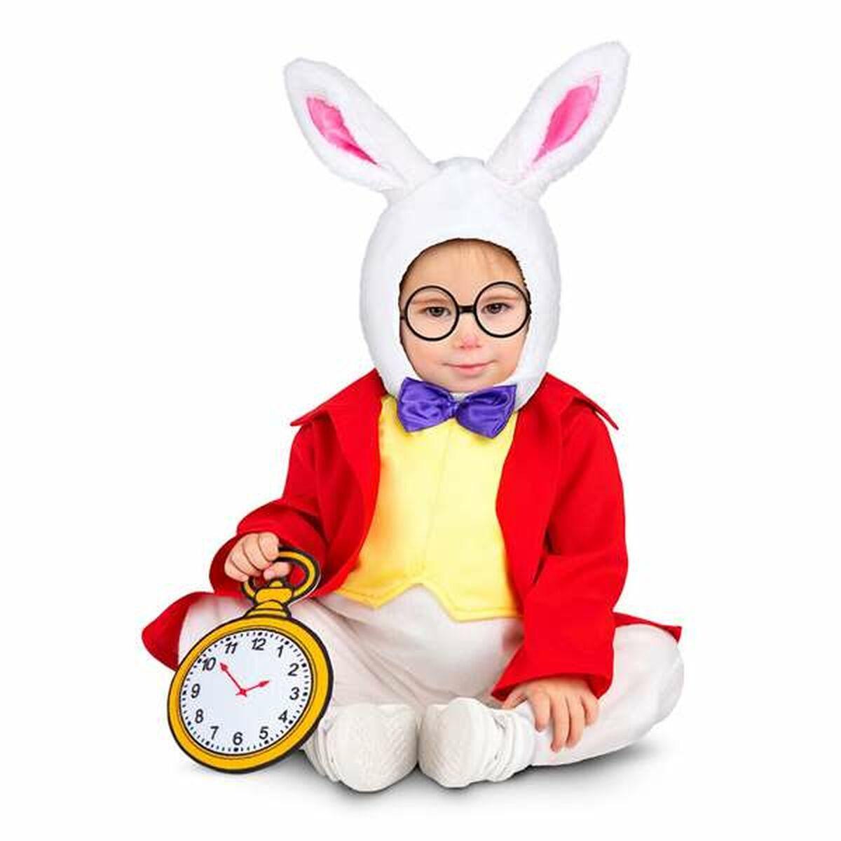 Kaninkostume til baby - Alice in Wonderland, 12-24 mdr., rød