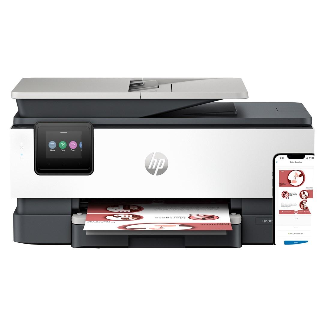 HP OfficeJet Pro 8132e trådløs alt-i-én farveblækprinter - tosidet print, Instant Ink billede