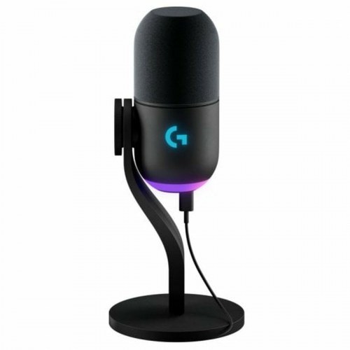 Logitech 988-000569 gaming mikrofon med USB og LIGHTSYNC RGB - Sort