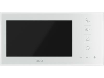 ACO Glass-Pro-7 hvid monitor - Familio Como Pro 7" dørtelefon skærm