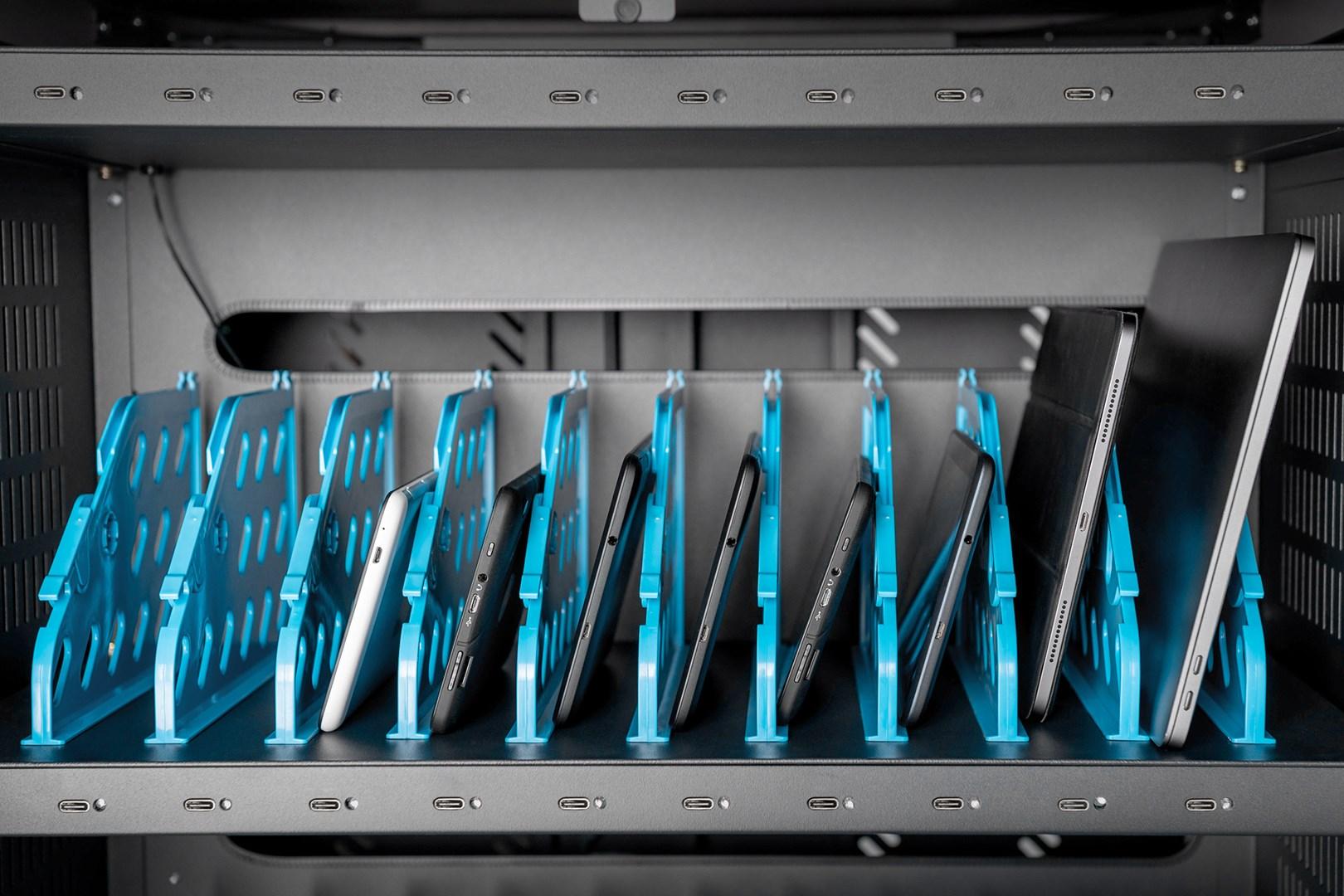 DIGITUS DN-45006 opladningsvogn til 30 bærbare/ tablets op til 15,6" - USB‑C billede