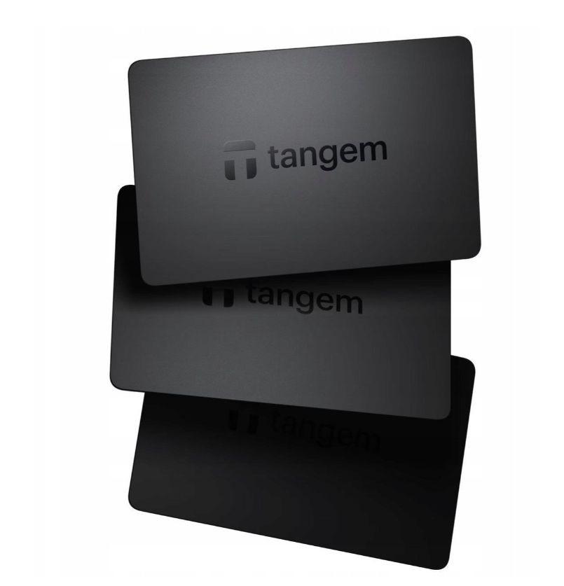 Tangem Wallet 2.0 - Secure Crypto Wallet 3 Card Set (Black)