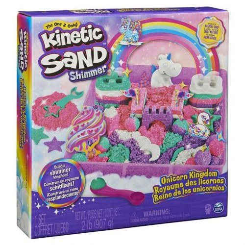 Spin Master Kinetic Sand - Unicorn Kingdom sæt, multifarvet