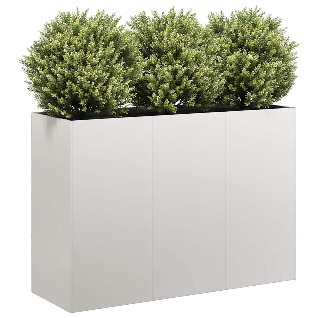 Plantekasse 120x40x80 cm rustfrit stål