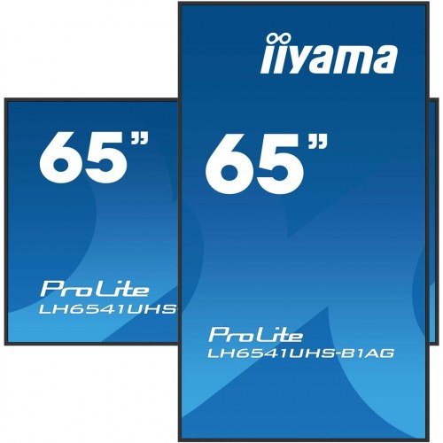 iiyama ProLite LH6541UHS-B1AG 65" 4K signage-skærm - 500 cd/m², 24/7, sort