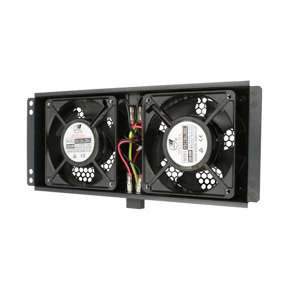 Extralink 2 FANS ROOF COOLING UNIT WITH CABLE TO THERMOSTAT Køleventilator