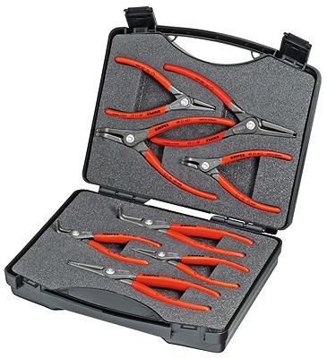 Tængesæt KNIPEX 00 21 25 – i stål, røde håndtag billede