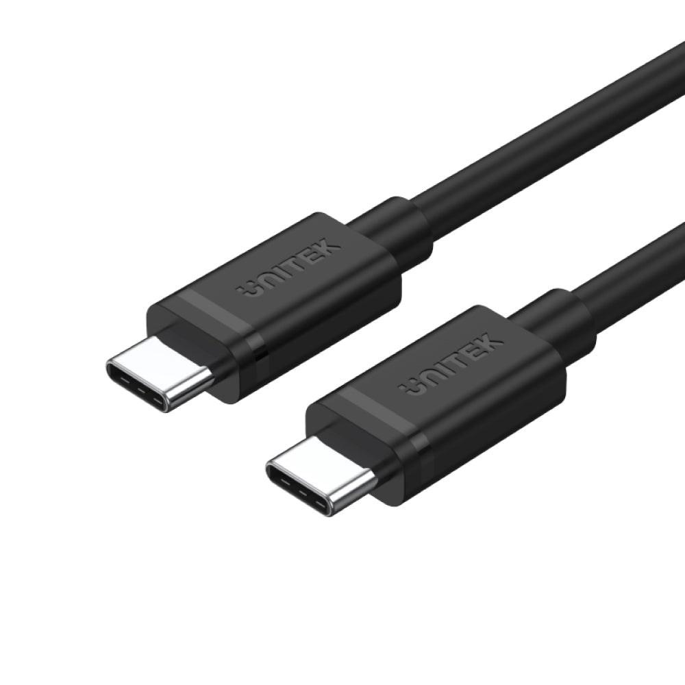 UNITEK Y-C477BK01-2M USB-C kabel 2 m – USB 3.2 Gen 1, 60 W, sort