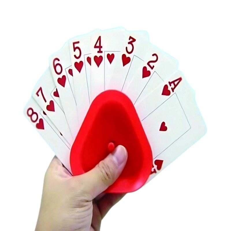 SUNDO kortspil-holder - ergonomisk trekantet kortholder