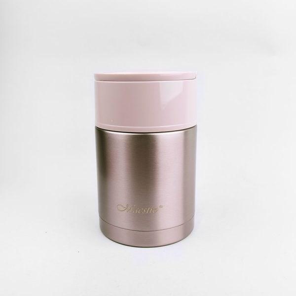 Maestro MR-1636-80 termoflaske 800 ml – pink madtermos med hank