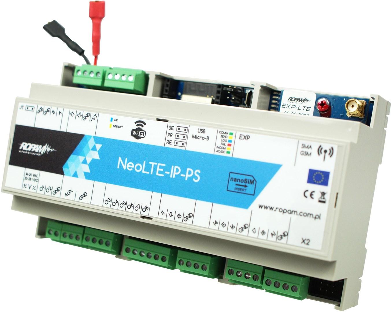 Ropam NeoLTE-IP-PS D9M - alarmsystem kontrolpanel med LTE/IP
