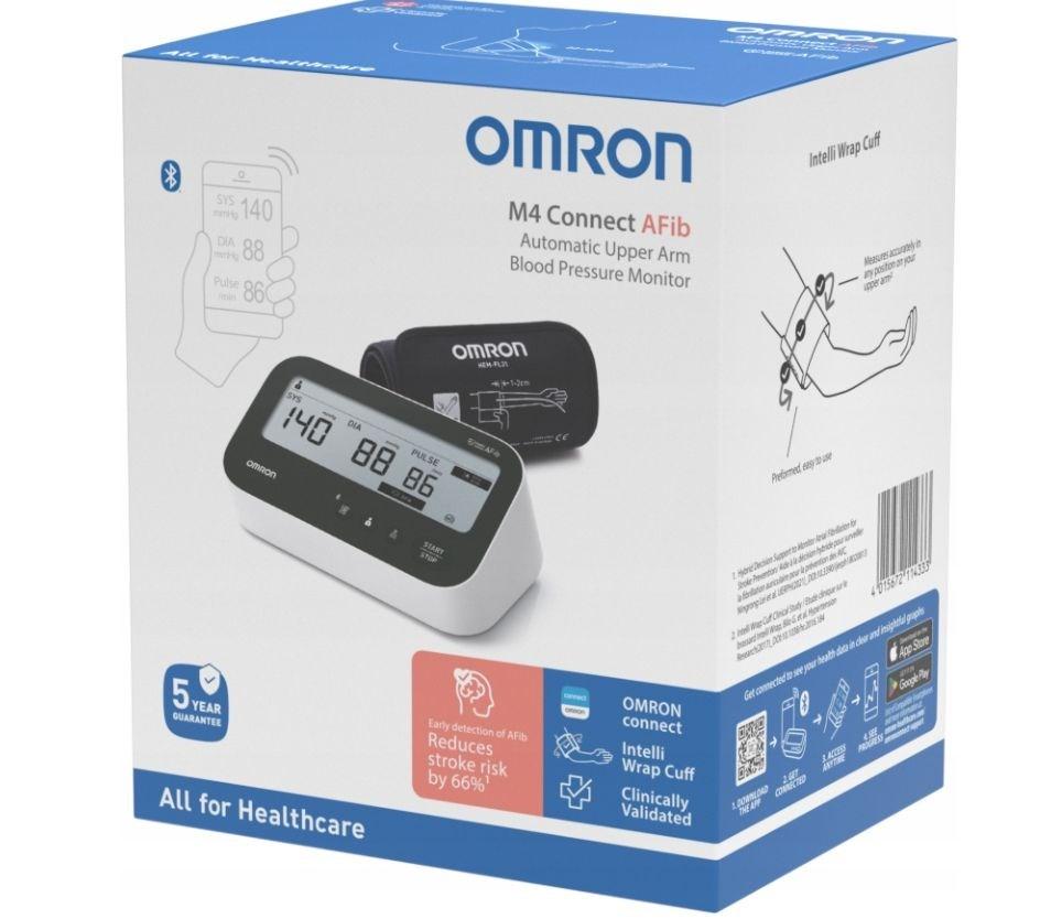 OMRON M4 Connect AFib - automatisk blodtryksmåler til overarm med Bluetooth billede
