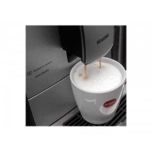 NIVONA CafeRomatica 7 Series NICR 769 – fuldautomatisk espressomaskine med mælkeskummer, sølv/krom