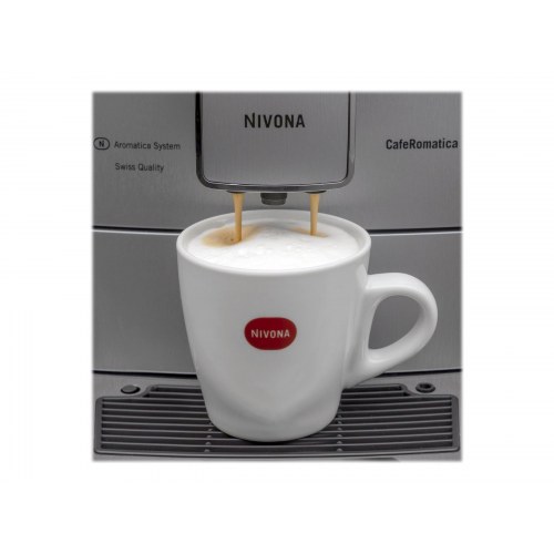 NIVONA CafeRomatica 7 Series NICR 769 – fuldautomatisk espressomaskine med mælkeskummer, sølv/krom