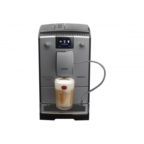 NIVONA CafeRomatica 7 Series NICR 769 – fuldautomatisk espressomaskine med mælkeskummer, sølv/krom