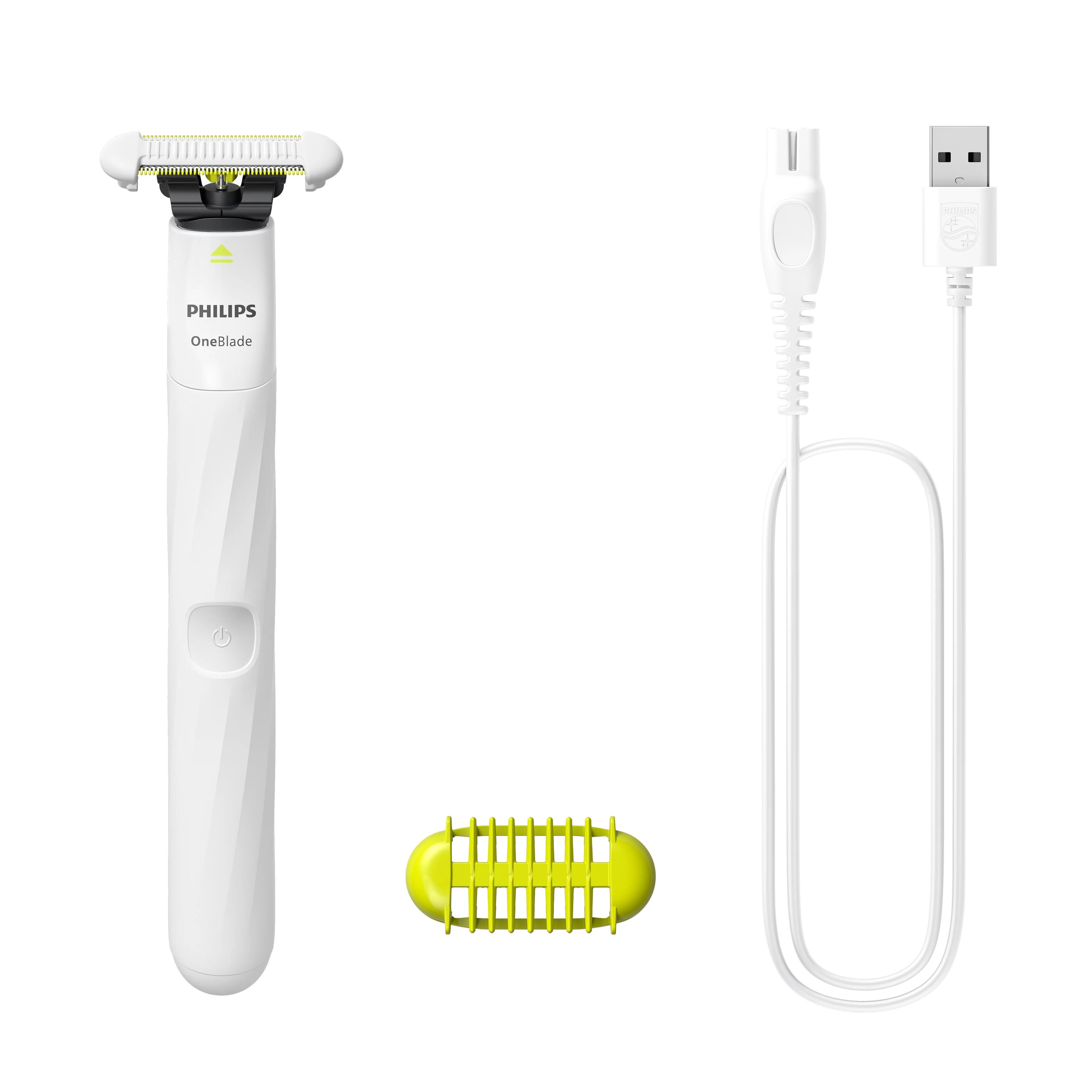 Philips OneBlade QP1924/22 bikini-trimmer - hvid billede