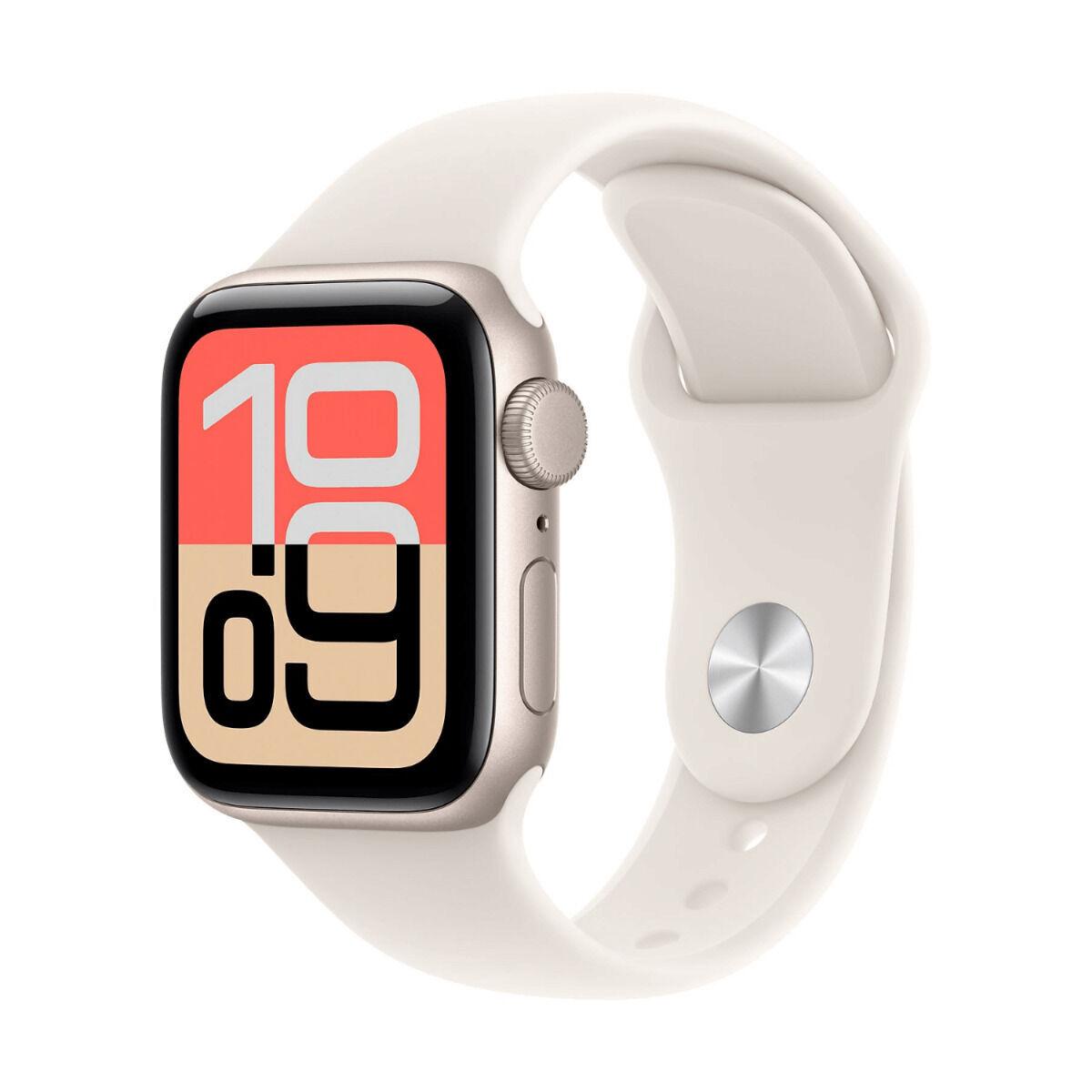 Apple Watch SE (40 mm) - Hvid/beige smartwatch