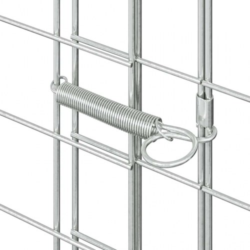 Hønsebur 2 stk Sølv 600 x 100 x 210 cm Galvaniseret stål