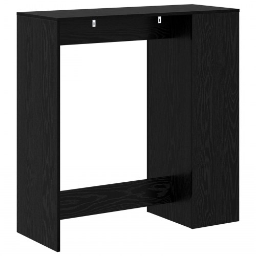 Barbord i sort eg med 3 hylder - 101 x 40 x 103,5 cm
