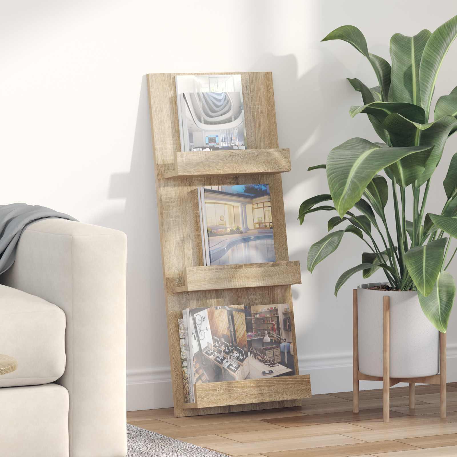 Magasin Rack Sonoma eg 51 x 11 x 102 cm Konstrueret træ