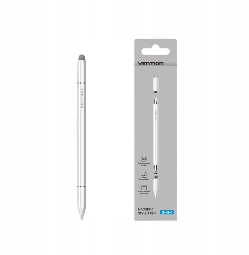 Vention 3-i-1 magnetisk stylus - hvid