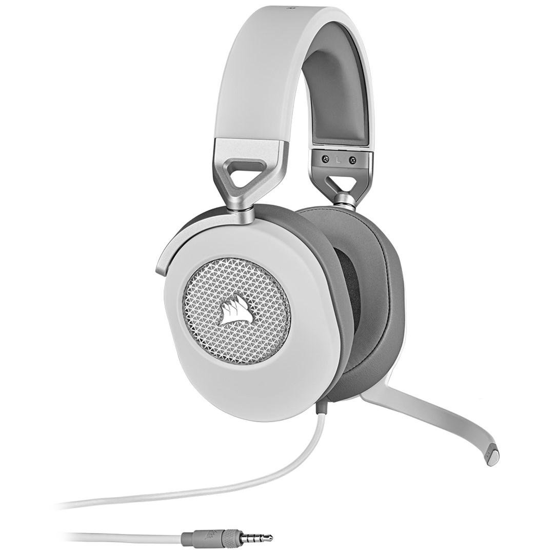 Corsair HS65 Surround gaming-headset med kabel - hvid billede