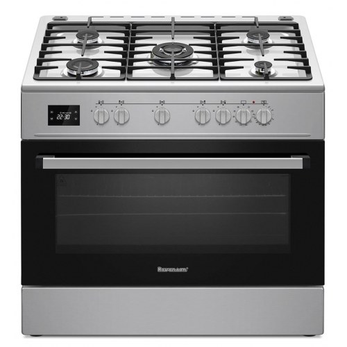 Ravanson KWGE-K90A Cheff Modern fritstående gas-/elbækken med ovn, 90 cm