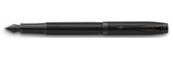 Parker IM Achromatic fyldepen - sort, medium billede
