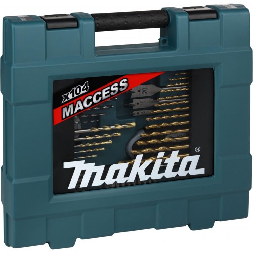 Makita D-31778 værktøjssæt – 104 dele boresæt og bits i kuffert