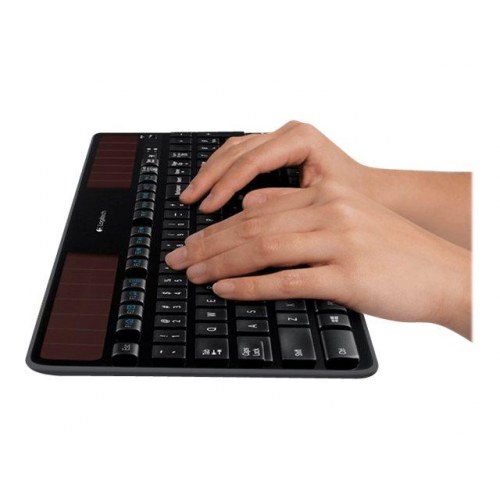 Logitech Wireless Solar K750 - trådløst tastatur (tysk layout)