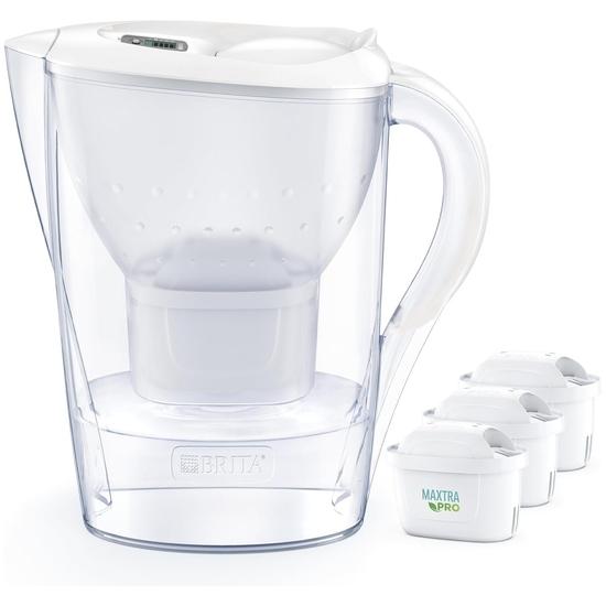 BRITA Marella vandfilterkande 2,4 l – hvid + 3x Maxtra Pro