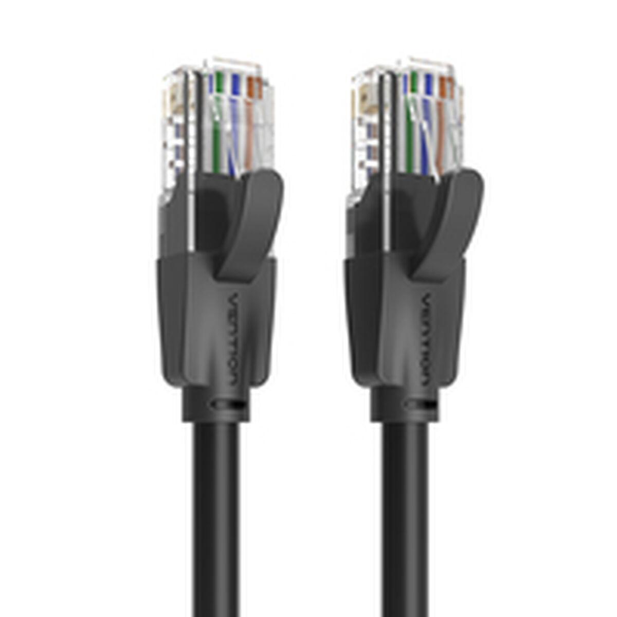Vention IBEBS Cat6 UTP netværkskabel 25 m - sort, RJ45