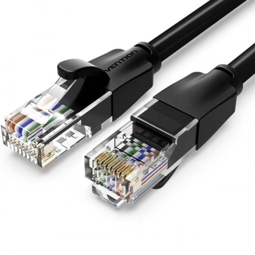 Vention IBEBS Cat6 UTP netværkskabel 25 m - sort, RJ45